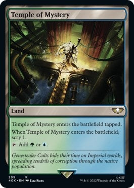 Image for Temple of Mystery (299) [Universes Beyond: Warhammer 40,000] - Magic: The Gathering