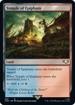 Image for Temple of Epiphany (Surge Foil) (298) [Universes Beyond: Warhammer 40,000] - Magic: The Gathering