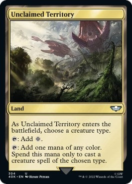 Image for Unclaimed Territory (Surge Foil) (304) [Universes Beyond: Warhammer 40,000] - Magic: The Gathering