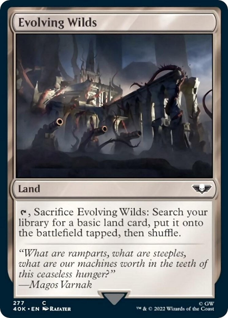 Image for Evolving Wilds (277) [Universes Beyond: Warhammer 40,000] - Magic: The Gathering