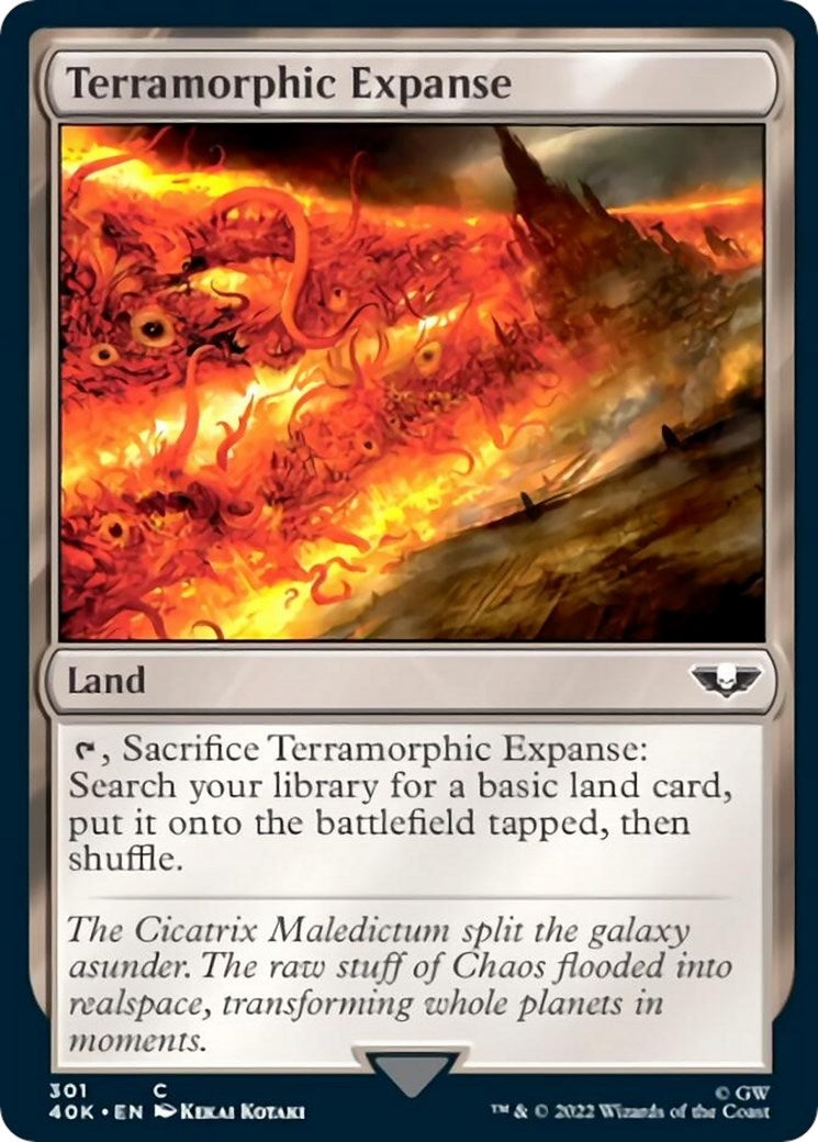 Image for Terramorphic Expanse (301) [Universes Beyond: Warhammer 40,000] - Magic: The Gathering