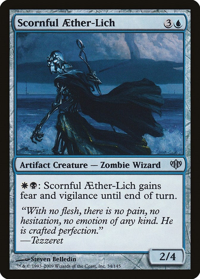 Image for Scornful Aether-Lich (34) [Conflux] - Magic: The Gathering