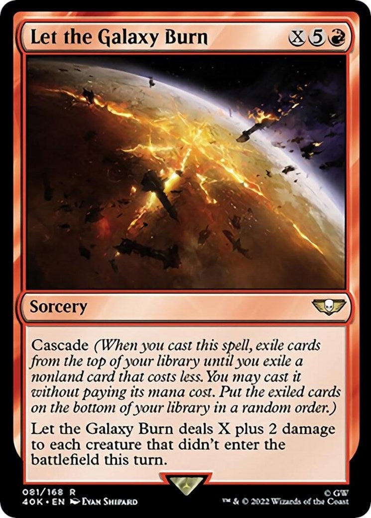 Image for Let the Galaxy Burn (81) [Universes Beyond: Warhammer 40,000] - Magic: The Gathering