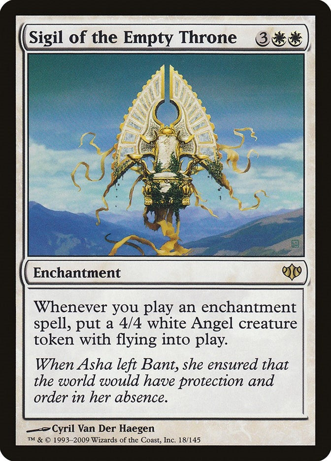 Image for Sigil of the Empty Throne (18) [Conflux] - Magic: The Gathering