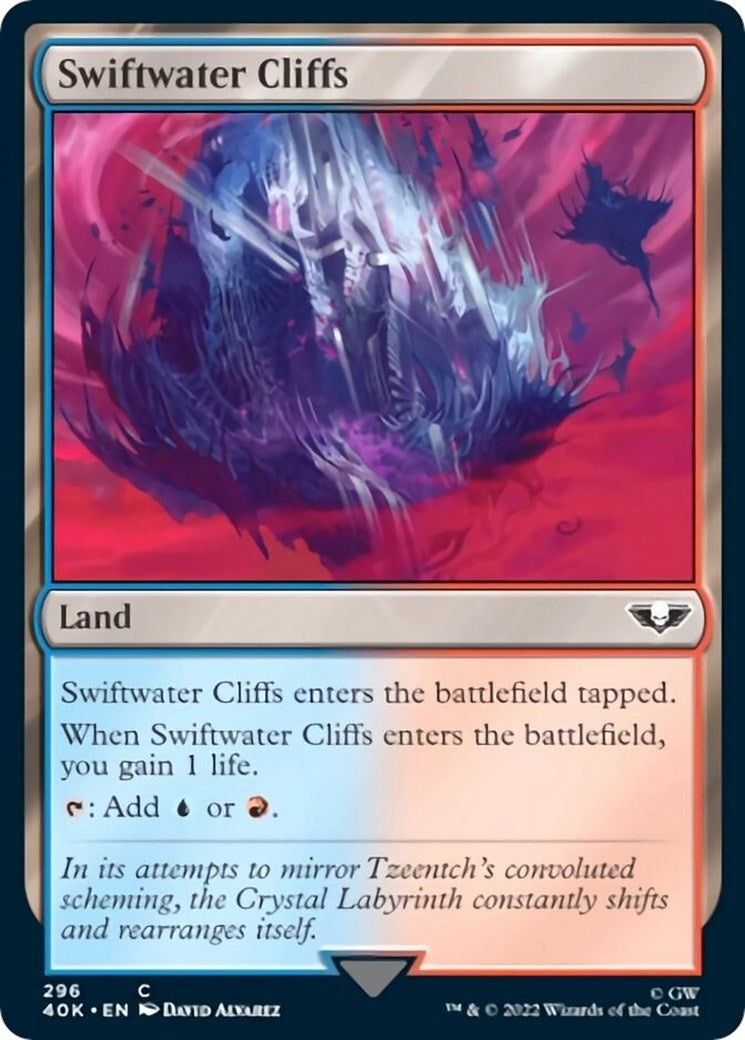 Image for Swiftwater Cliffs (296) [Universes Beyond: Warhammer 40,000] - Magic: The Gathering