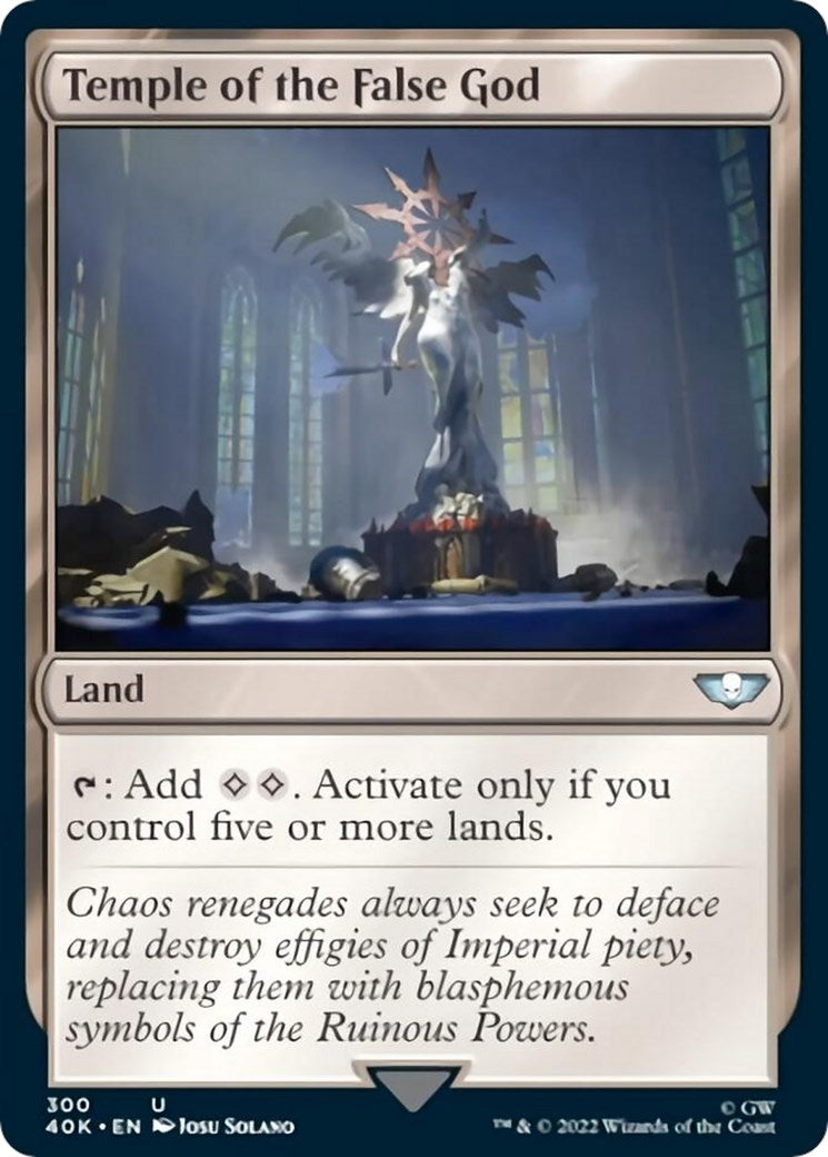 Image for Temple of the False God (300) [Universes Beyond: Warhammer 40,000] - Magic: The Gathering