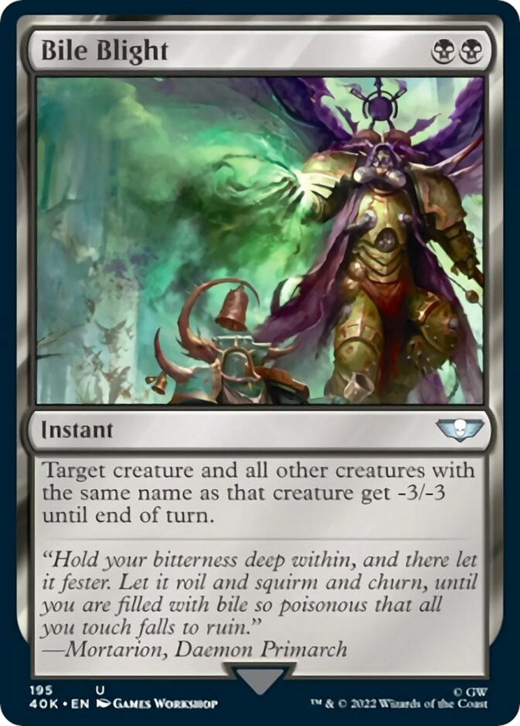 Image for Bile Blight (195) [Universes Beyond: Warhammer 40,000] - Magic: The Gathering