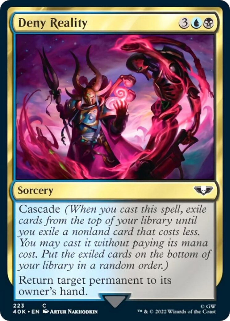 Image for Deny Reality (223) [Universes Beyond: Warhammer 40,000] - Magic: The Gathering
