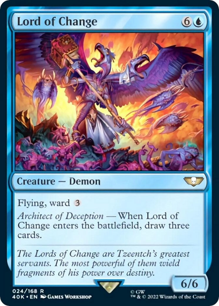 Image for Lord of Change (24) [Universes Beyond: Warhammer 40,000] - Magic: The Gathering