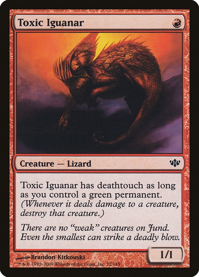 Image for Toxic Iguanar (72) [Conflux] - Magic: The Gathering