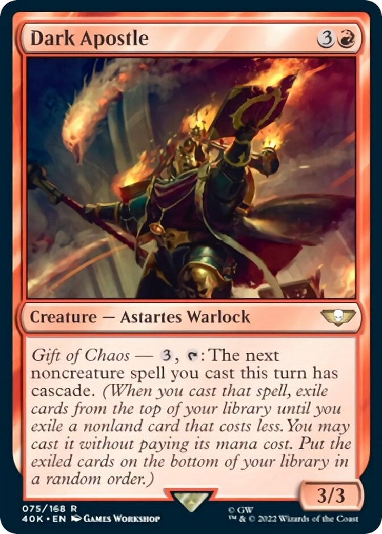 Image for Dark Apostle (75) [Universes Beyond: Warhammer 40,000] - Magic: The Gathering