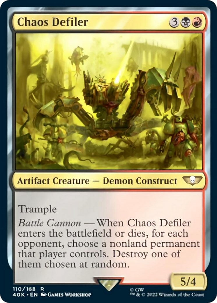 Image for Chaos Defiler (110) [Universes Beyond: Warhammer 40,000] - Magic: The Gathering