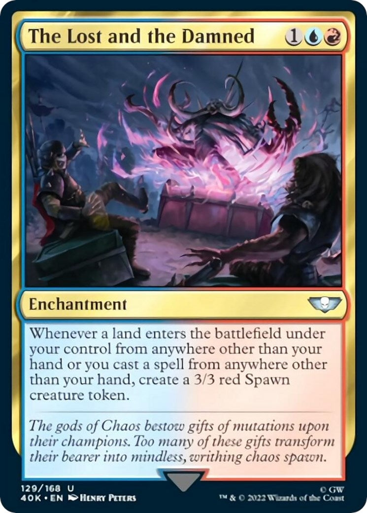 Image for The Lost and the Damned (Surge Foil) (129) [Universes Beyond: Warhammer 40,000] - Magic: The Gathering