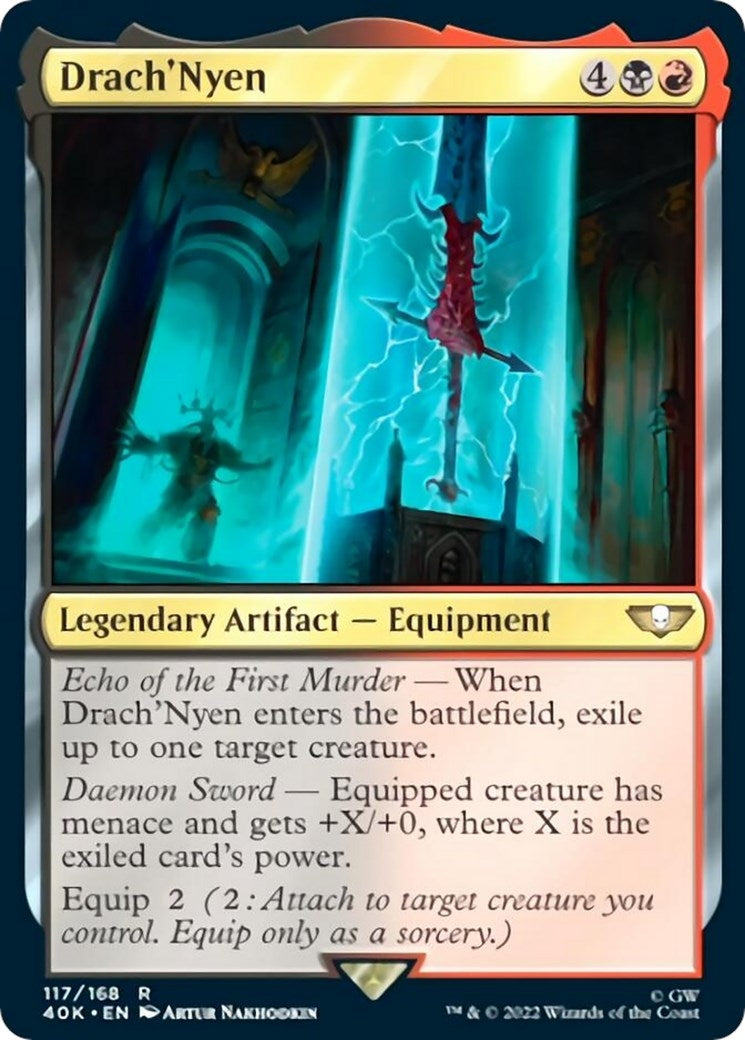 Image for Drach'Nyen (Surge Foil) (117) [Universes Beyond: Warhammer 40,000] - Magic: The Gathering