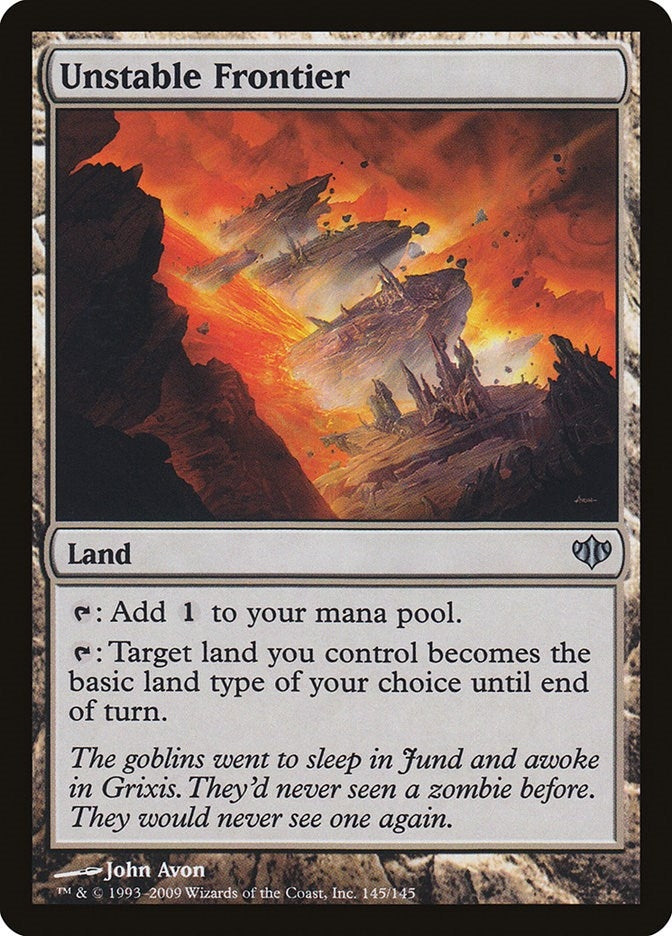 Image for Unstable Frontier (145) [Conflux] - Magic: The Gathering