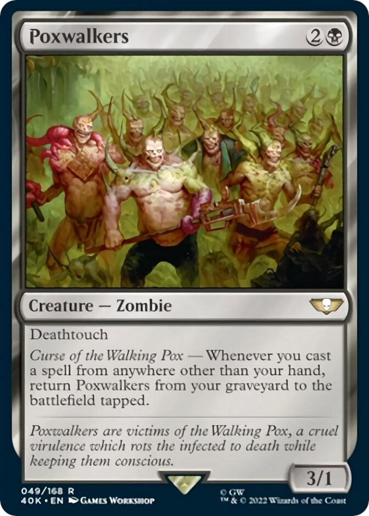 Image for Poxwalkers (Surge Foil) (49) [Universes Beyond: Warhammer 40,000] - Magic: The Gathering