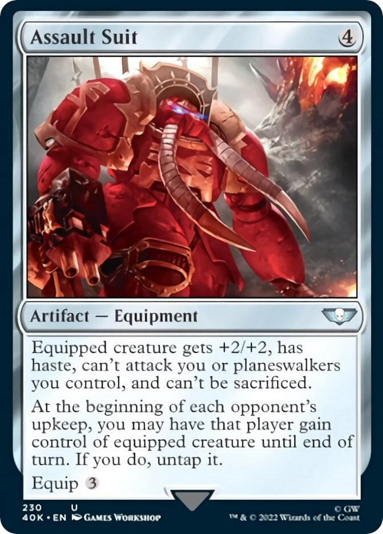 Image for Assault Suit (Surge Foil) (230) [Universes Beyond: Warhammer 40,000] - Magic: The Gathering