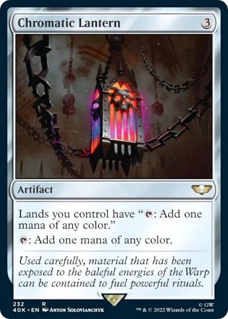 Image for Chromatic Lantern (Surge Foil) (232) [Universes Beyond: Warhammer 40,000] - Magic: The Gathering