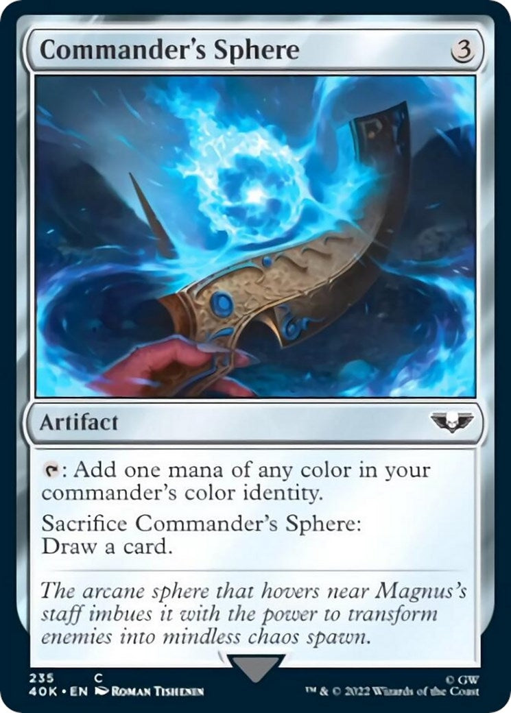Image for Commander's Sphere (235) (Surge Foil) (235) [Universes Beyond: Warhammer 40,000] - Magic: The Gathering