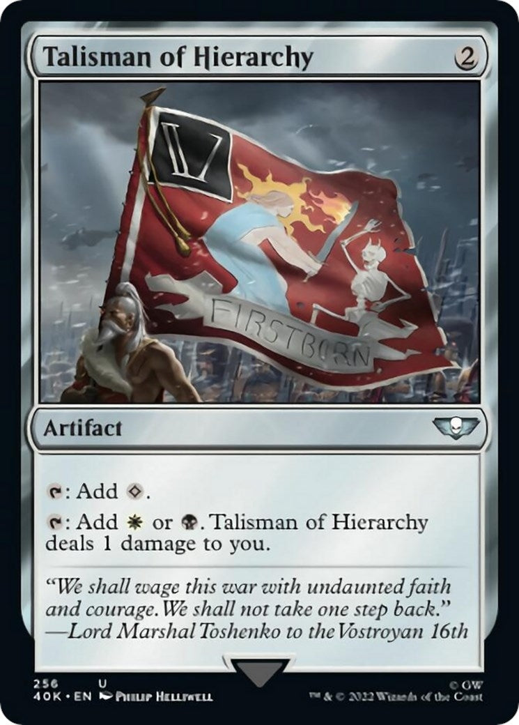 Image for Talisman of Hierarchy (256) [Universes Beyond: Warhammer 40,000] - Magic: The Gathering