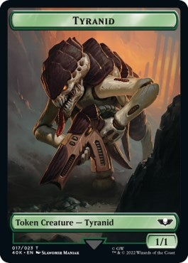 Image for Tyranid (017) // Tyranid Warrior Double-Sided Token (17 // 19) [Universes Beyond: Warhammer 40,000] - Magic: The Gathering