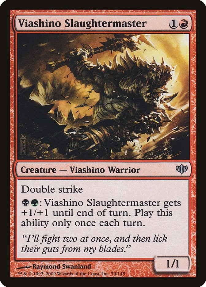 Image for Viashino Slaughtermaster (73) [Conflux] - Magic: The Gathering