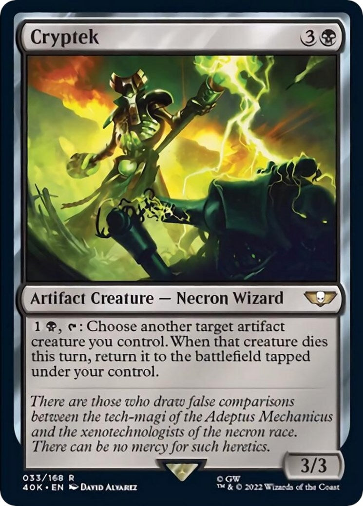 Image for Cryptek (Surge Foil) (33) [Universes Beyond: Warhammer 40,000] - Magic: The Gathering