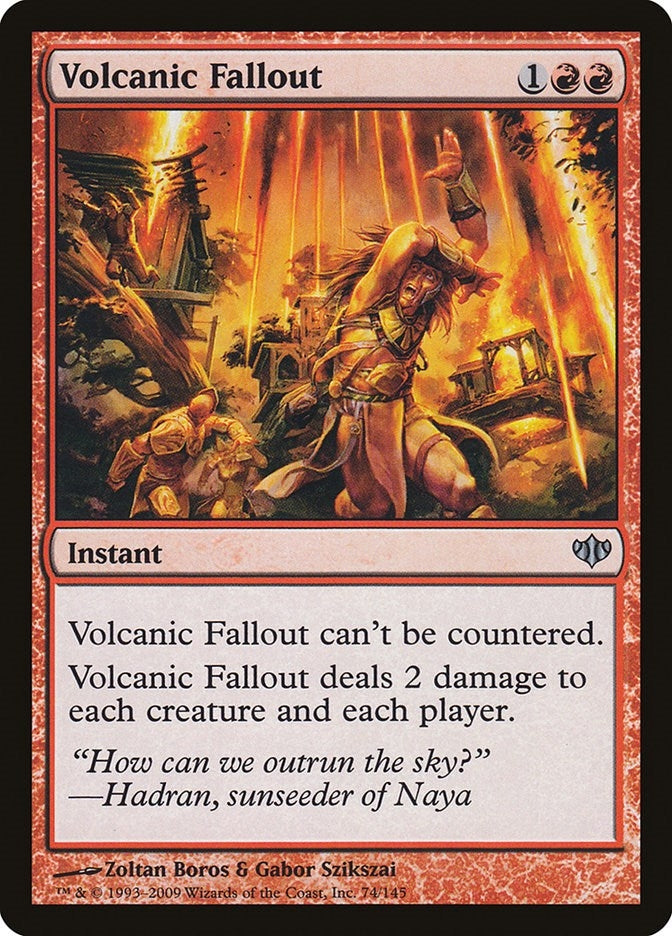 Image for Volcanic Fallout (74) [Conflux] - Magic: The Gathering
