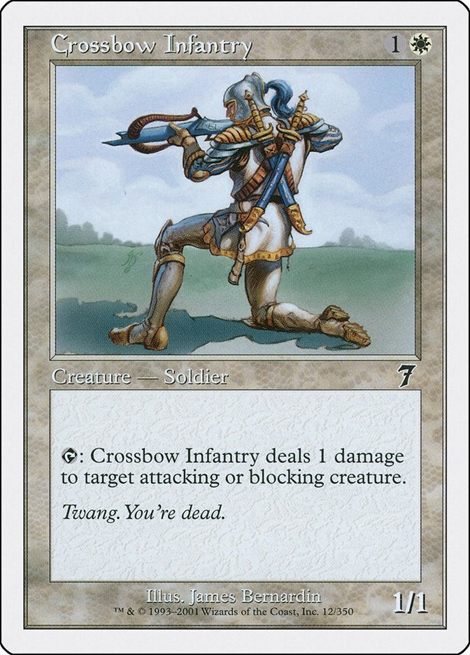 Image for Crossbow Infantry (12) [7th Edition] - Magic: The Gathering
