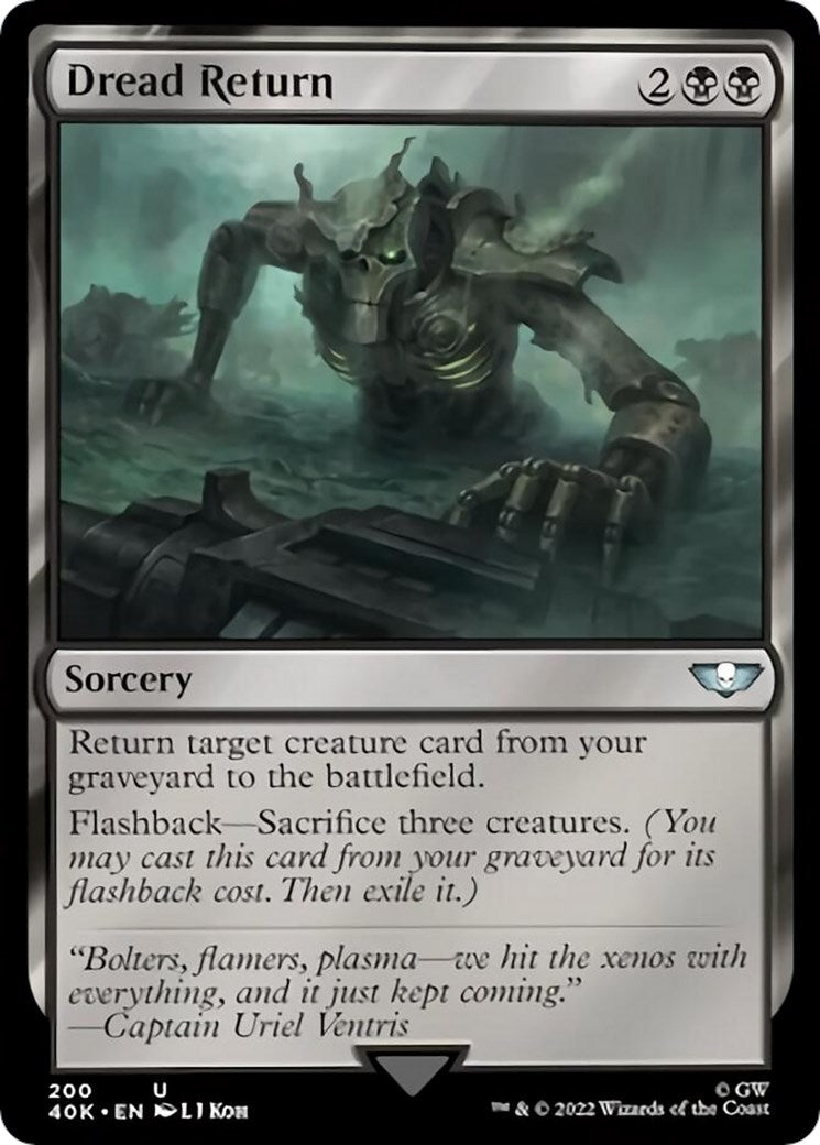 Image for Dread Return (200) [Universes Beyond: Warhammer 40,000] - Magic: The Gathering