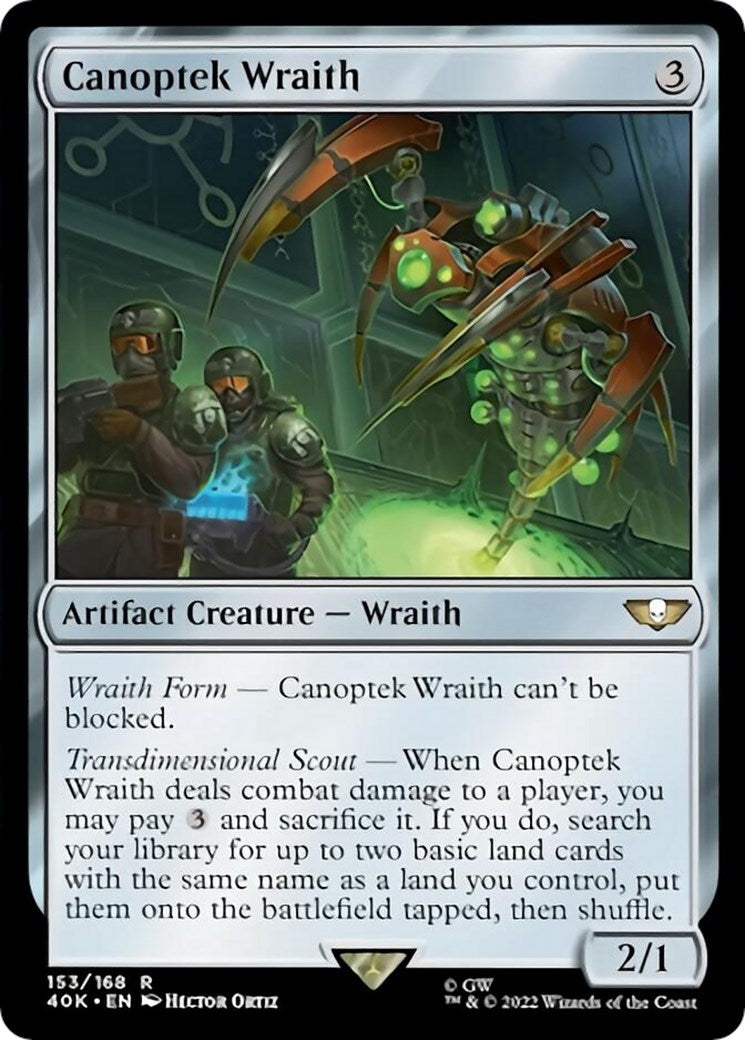 Image for Canoptek Wraith (153) [Universes Beyond: Warhammer 40,000] - Magic: The Gathering