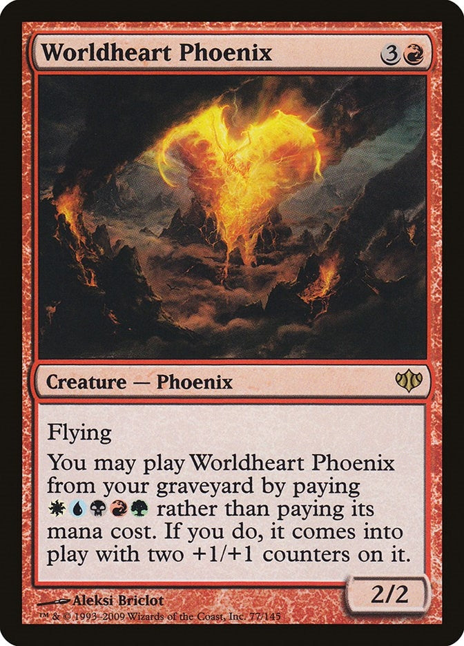 Image for Worldheart Phoenix (77) [Conflux] - Magic: The Gathering