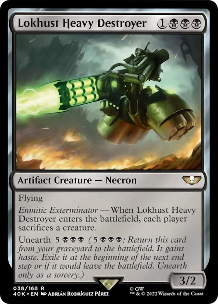 Image for Lokhust Heavy Destroyer (38) [Universes Beyond: Warhammer 40,000] - Magic: The Gathering