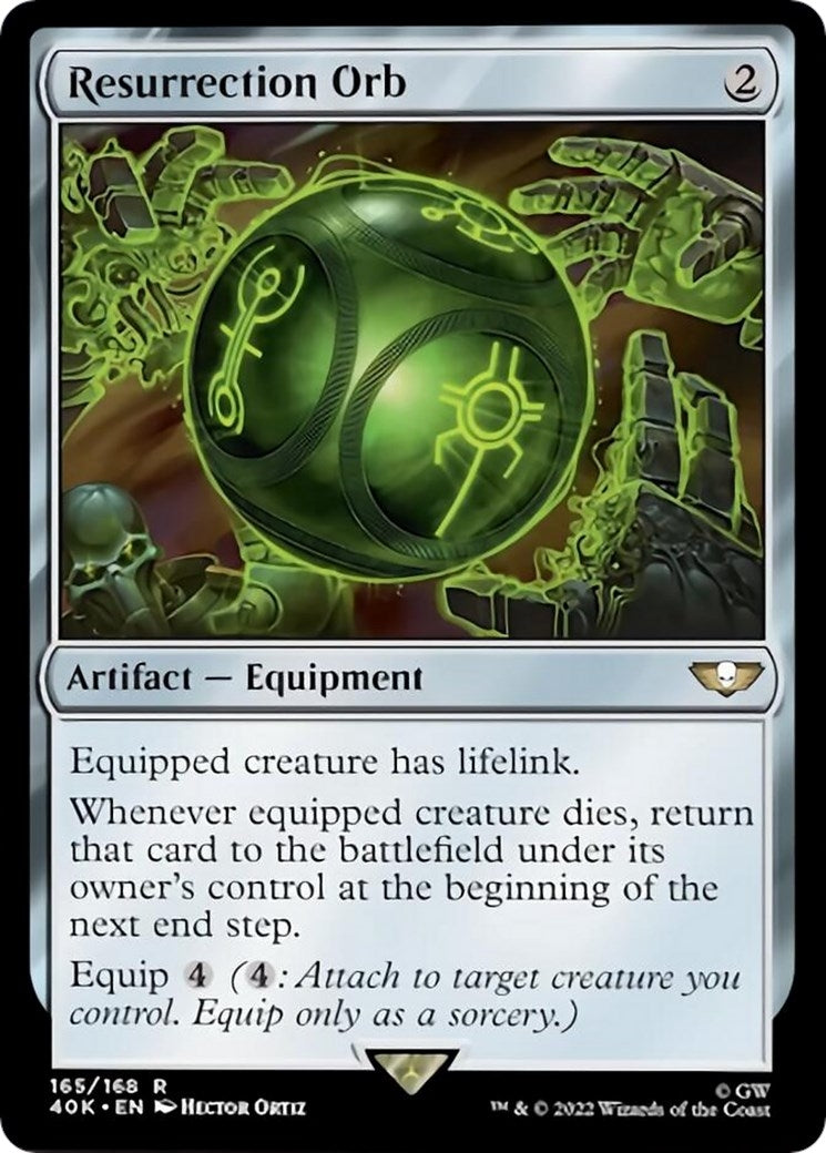 Image for Resurrection Orb (165) [Universes Beyond: Warhammer 40,000] - Magic: The Gathering