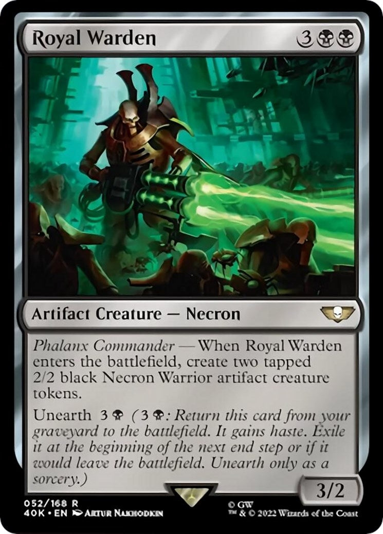 Image for Royal Warden (52) [Universes Beyond: Warhammer 40,000] - Magic: The Gathering