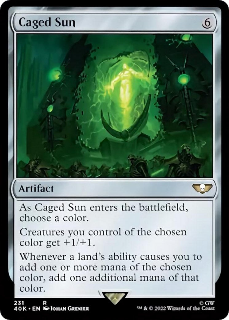 Image for Caged Sun (231) [Universes Beyond: Warhammer 40,000] - Magic: The Gathering