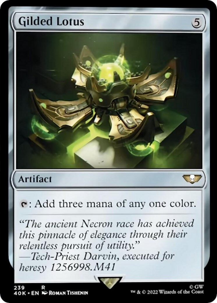 Image for Gilded Lotus (239) [Universes Beyond: Warhammer 40,000] - Magic: The Gathering