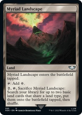 Image for Myriad Landscape (Surge Foil) (285) [Universes Beyond: Warhammer 40,000] - Magic: The Gathering