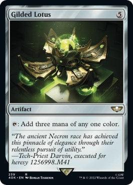 Image for Gilded Lotus (Surge Foil) (239) [Universes Beyond: Warhammer 40,000] - Magic: The Gathering
