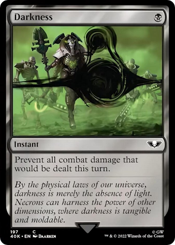 Image for Darkness (Surge Foil) (197) [Universes Beyond: Warhammer 40,000] - Magic: The Gathering