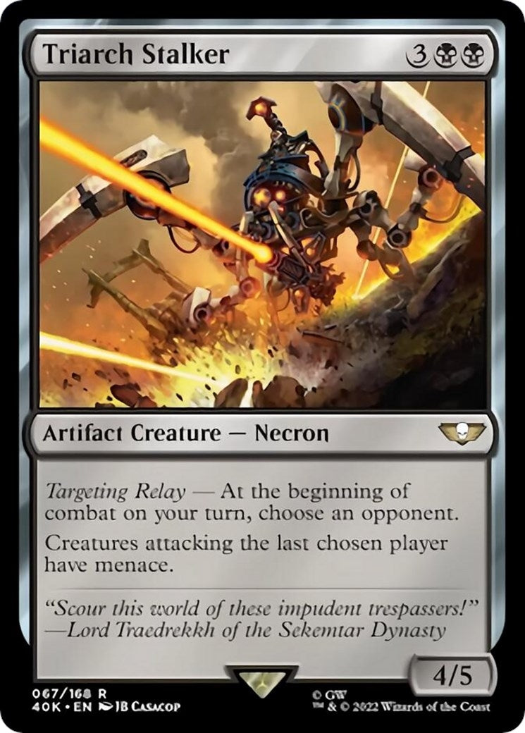 Image for Triarch Stalker (Surge Foil) (67) [Universes Beyond: Warhammer 40,000] - Magic: The Gathering