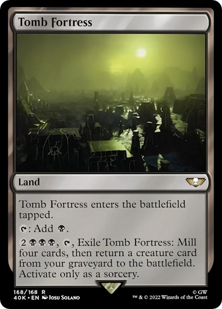 Image for Tomb Fortress (Surge Foil) (168) [Universes Beyond: Warhammer 40,000] - Magic: The Gathering