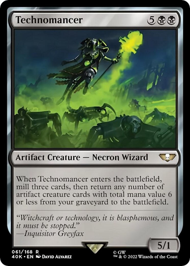 Image for Technomancer (Surge Foil) (61) [Universes Beyond: Warhammer 40,000] - Magic: The Gathering