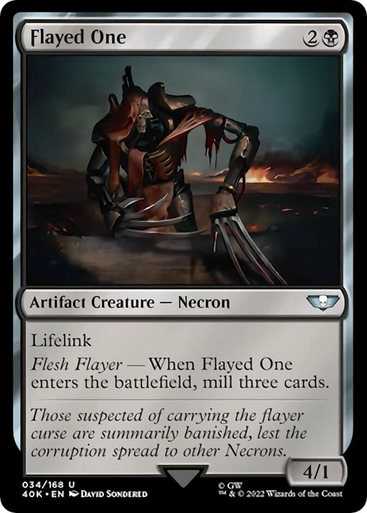 Image for Flayed One (Surge Foil) (34) [Universes Beyond: Warhammer 40,000] - Magic: The Gathering