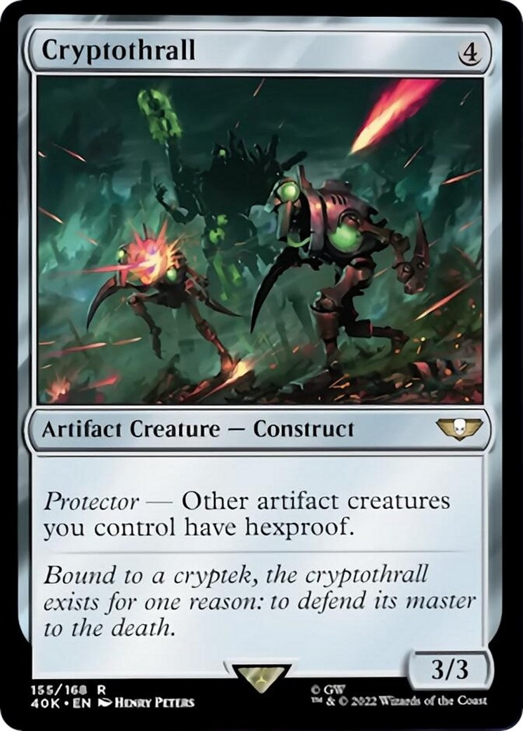 Image for Cryptothrall (Surge Foil) (155) [Universes Beyond: Warhammer 40,000] - Magic: The Gathering
