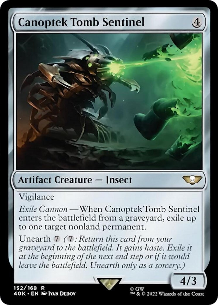 Image for Canoptek Tomb Sentinel (Surge Foil) (152) [Universes Beyond: Warhammer 40,000] - Magic: The Gathering