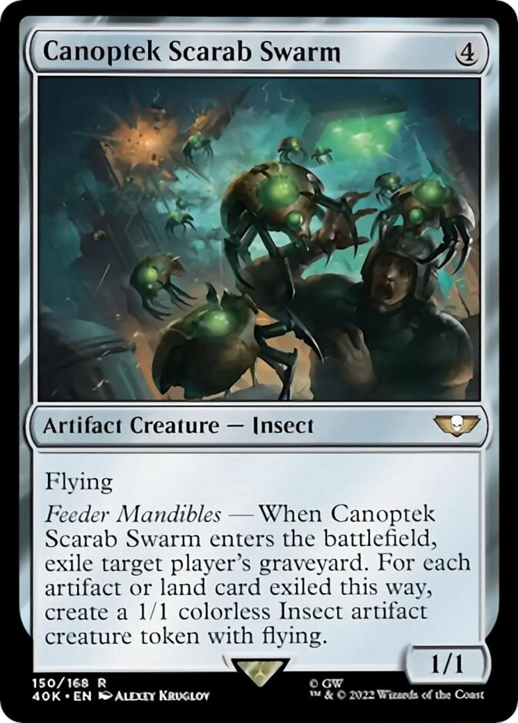 Image for Canoptek Scarab Swarm (Surge Foil) (150) [Universes Beyond: Warhammer 40,000] - Magic: The Gathering