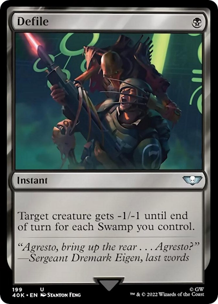 Image for Defile (Surge Foil) (199) [Universes Beyond: Warhammer 40,000] - Magic: The Gathering