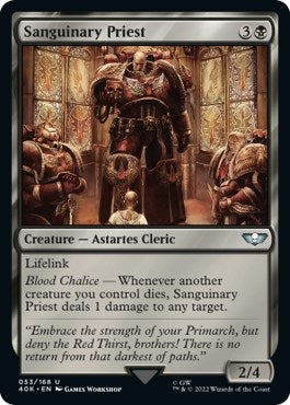 Image for Sanguinary Priest (Surge Foil) (53) [Universes Beyond: Warhammer 40,000] - Magic: The Gathering