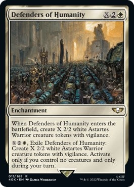 Image for Defenders of Humanity (Surge Foil) (11) [Universes Beyond: Warhammer 40,000] - Magic: The Gathering